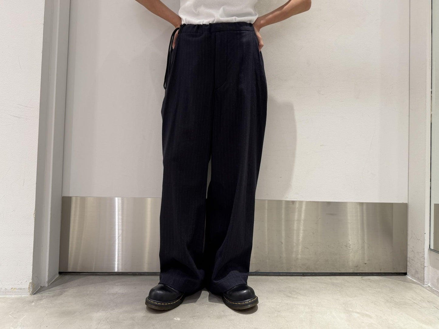 FLANNEL STRIPE NO-BRAINER PANTS【25AW】