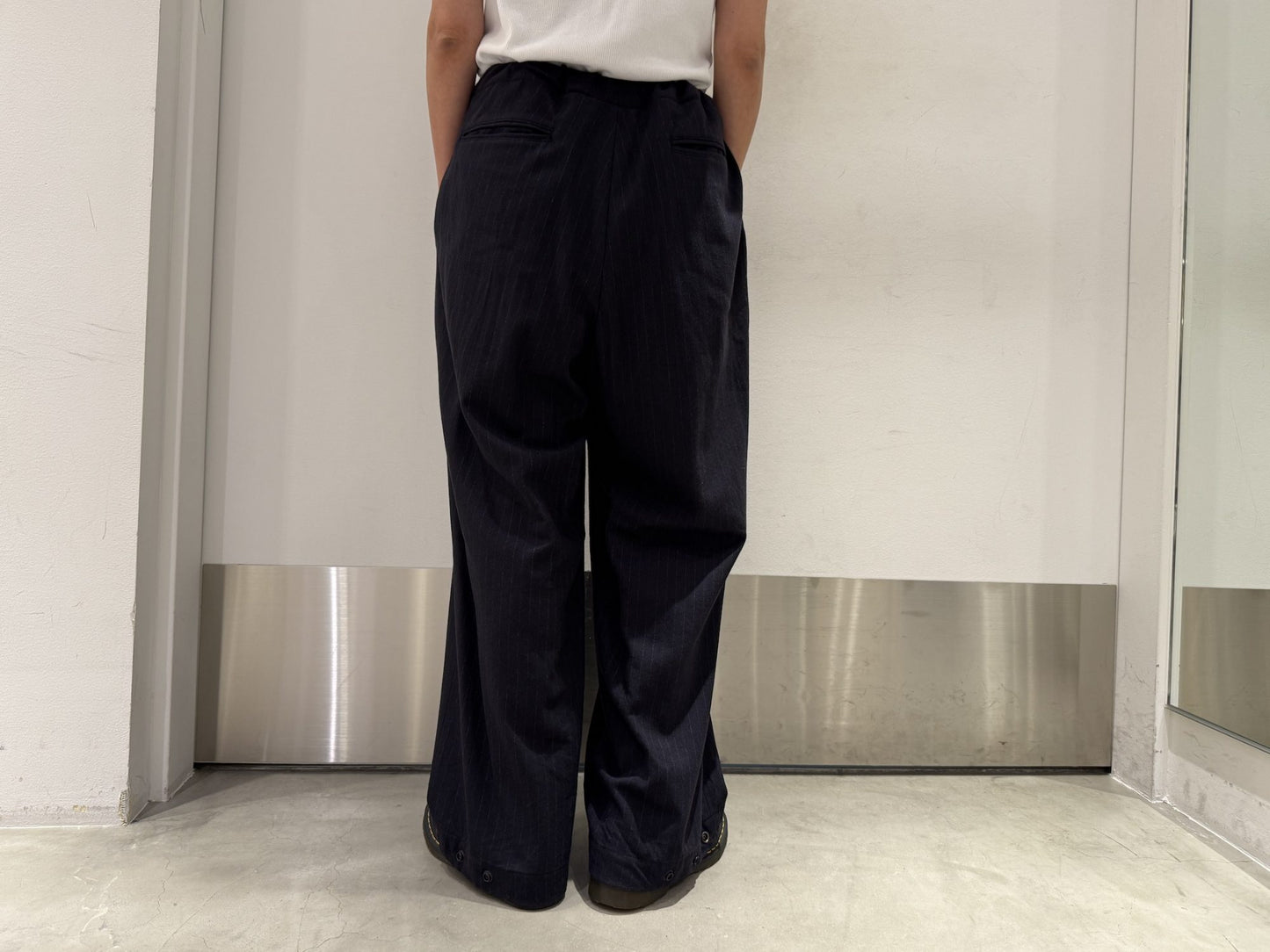 FLANNEL STRIPE NO-BRAINER PANTS【25AW】