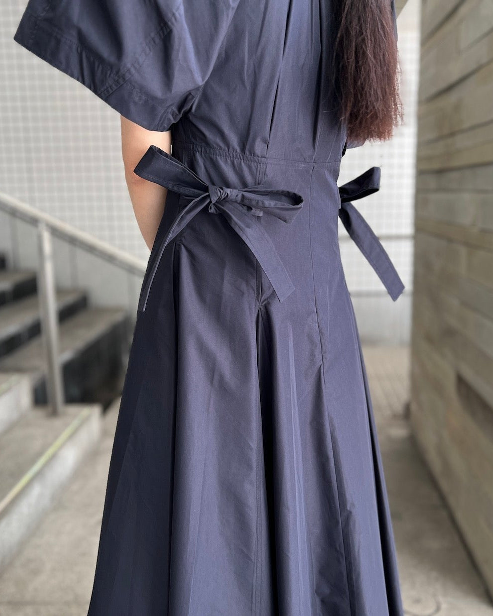 3.1 Phillip Lim / Ladybug poplinミディドレス