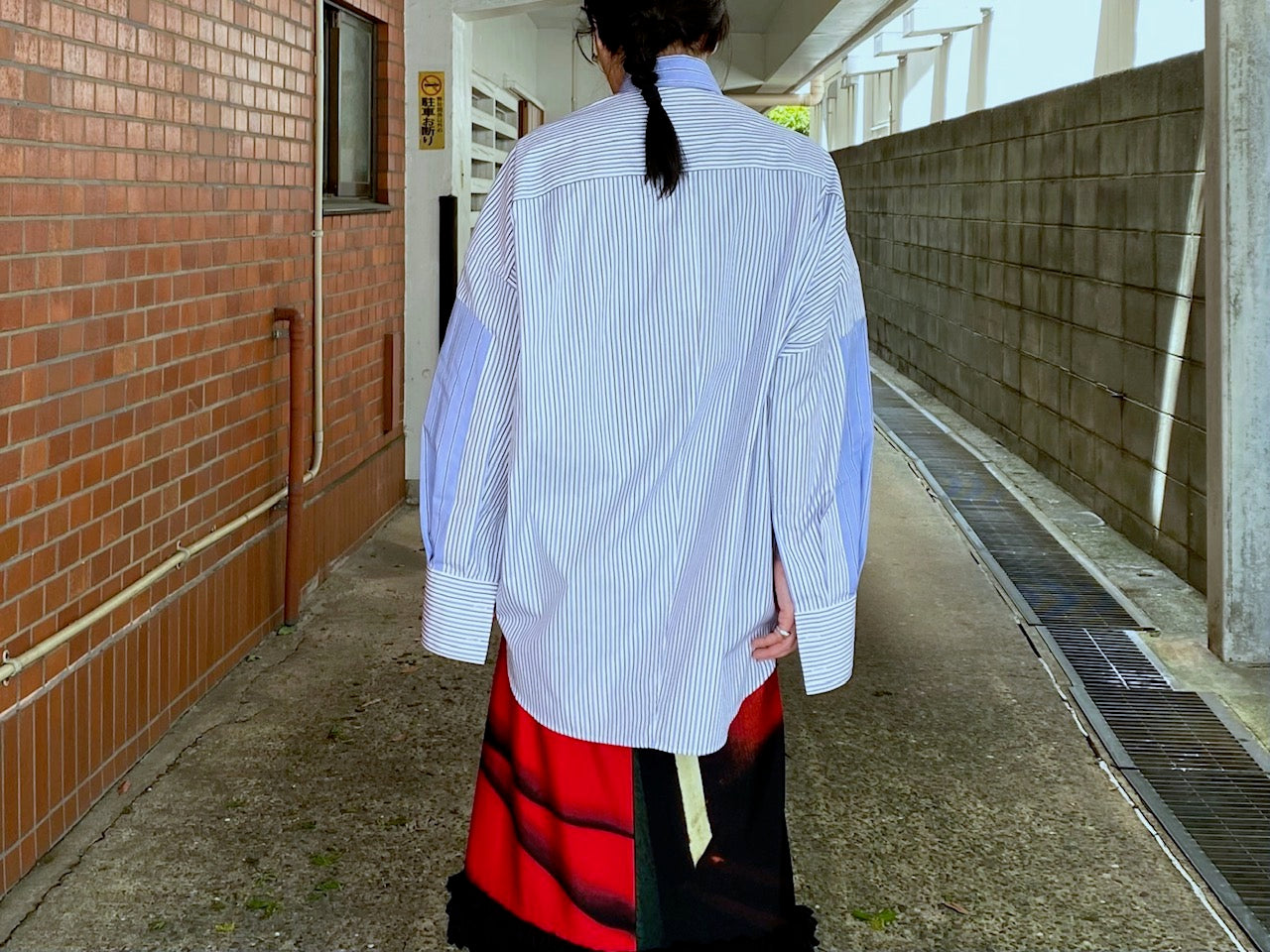 MIXED STRIPE SHIRT【25SS】