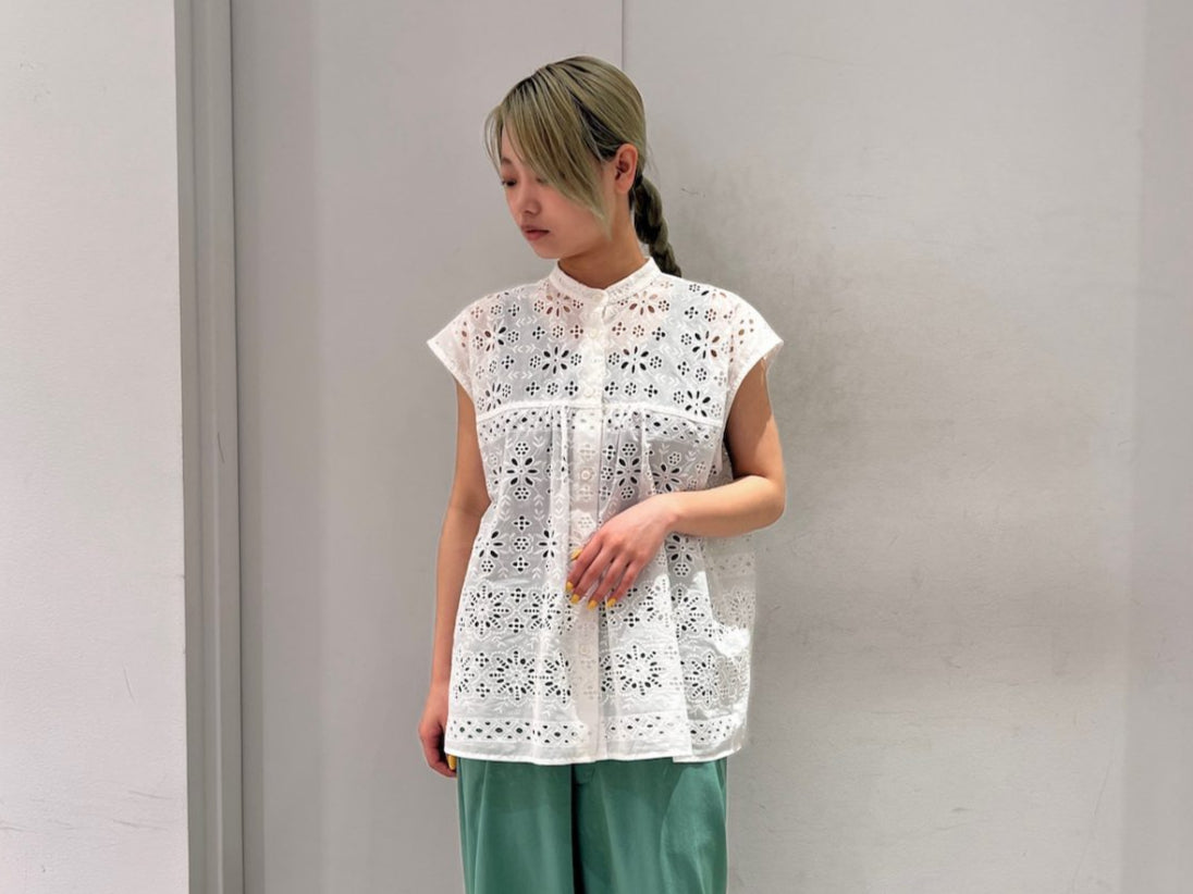 スリーブレスブラウス【25SS】