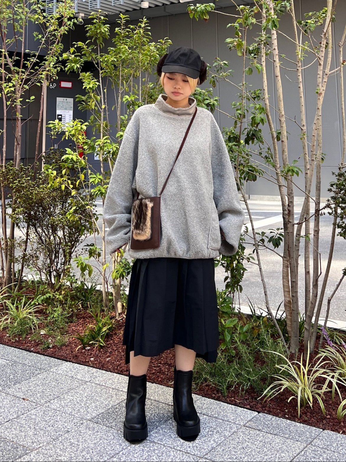 レザーミニショルダーバッグ【25AW】