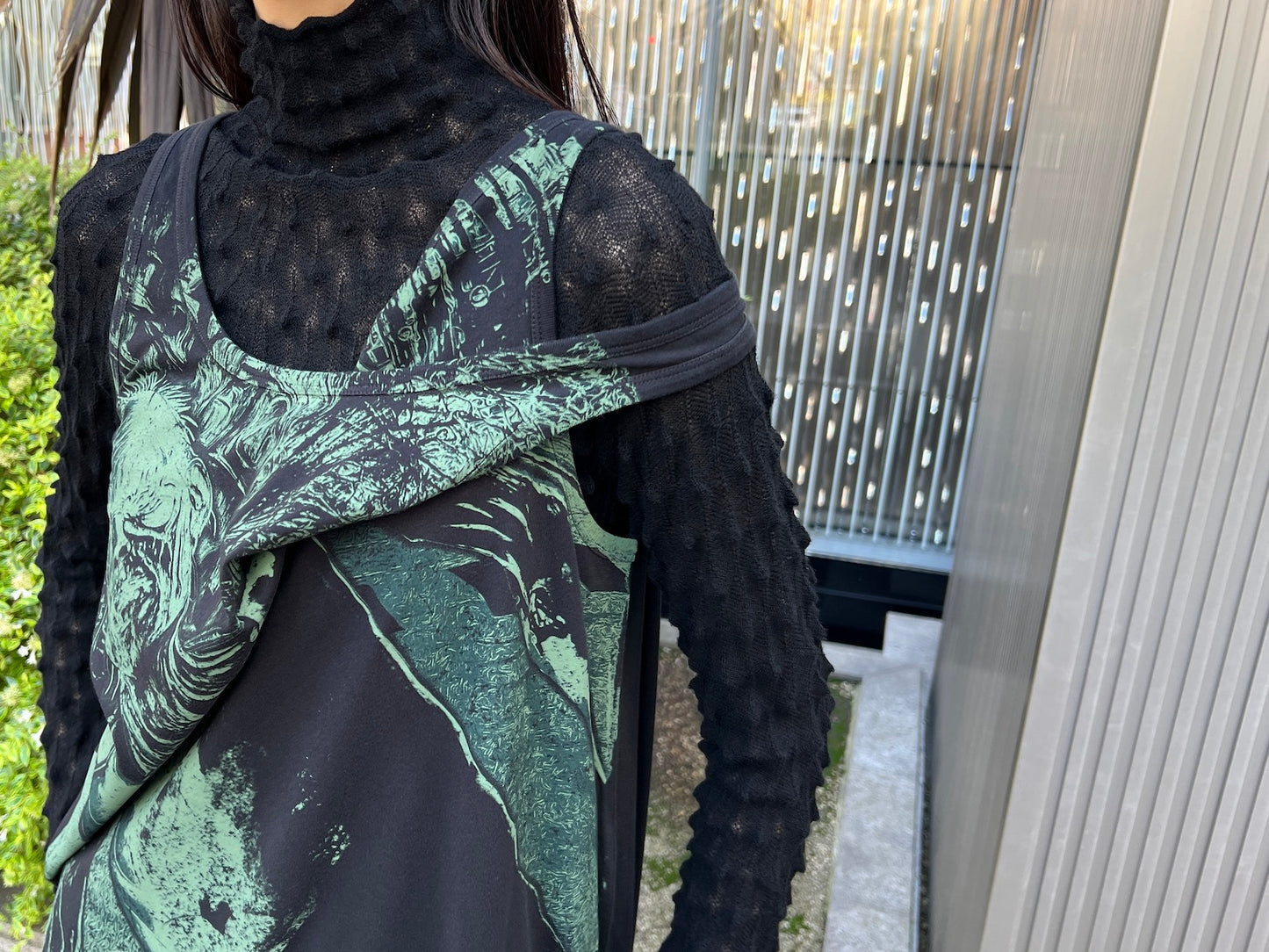 ノースリーブマキシドレス