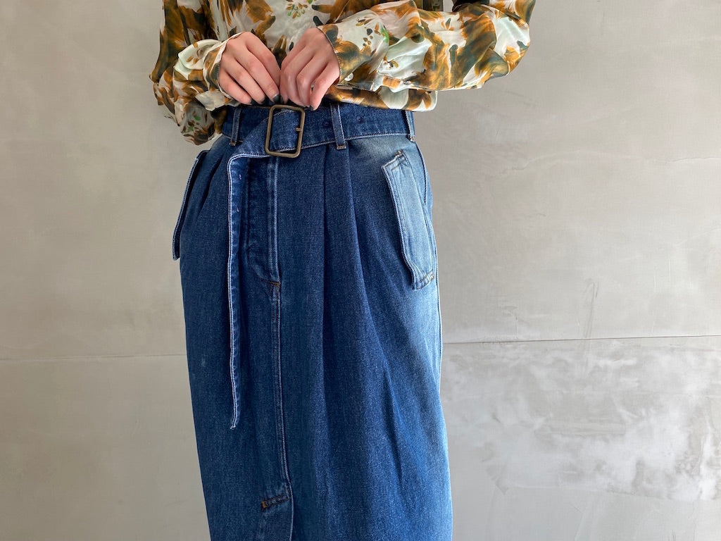 SAVANNAS DENIMスカート【23AW】