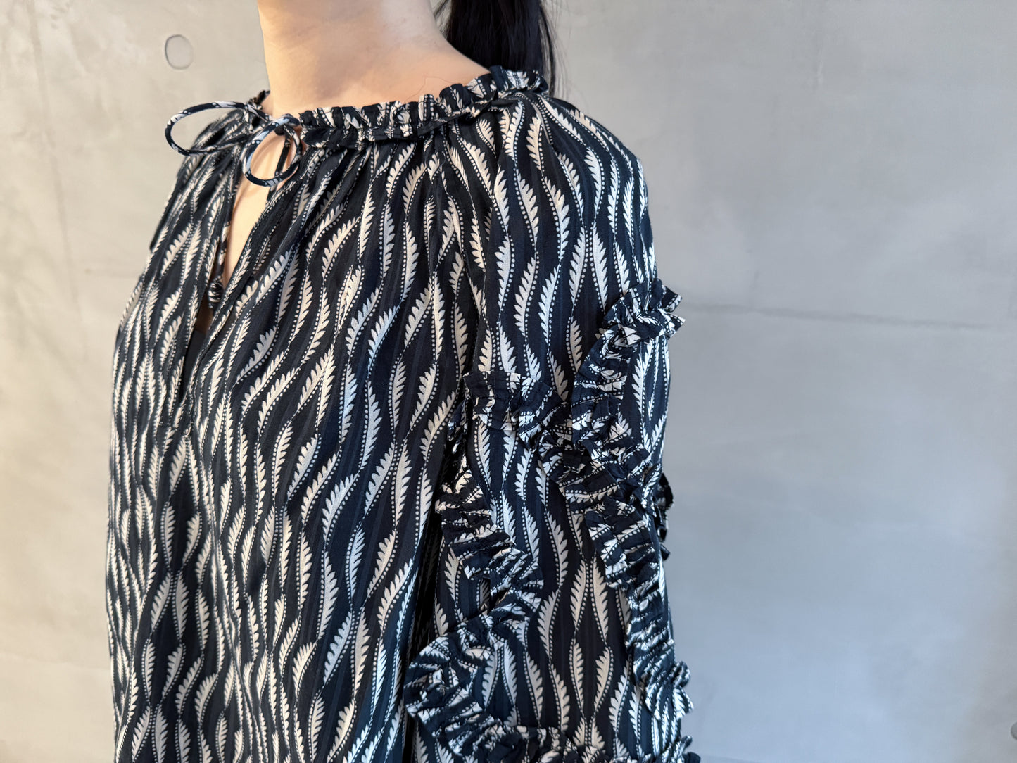 Azrou Cotton Long SleeveBlouse