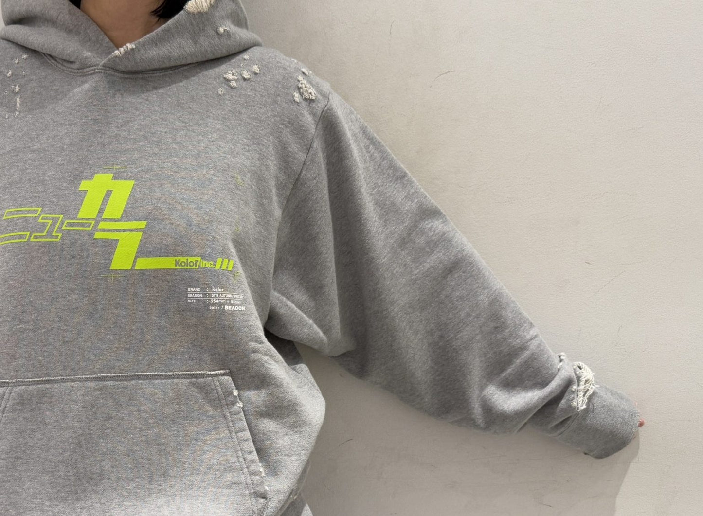 ダメージフーディ(BEACON)【25AW】