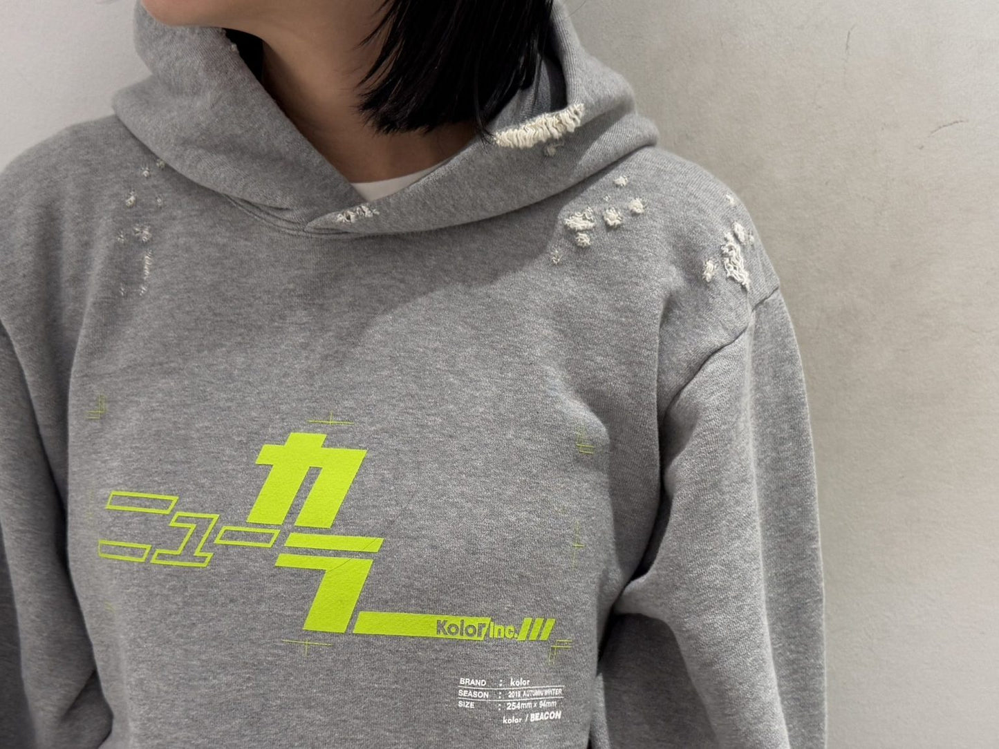 ダメージフーディ(BEACON)【25AW】