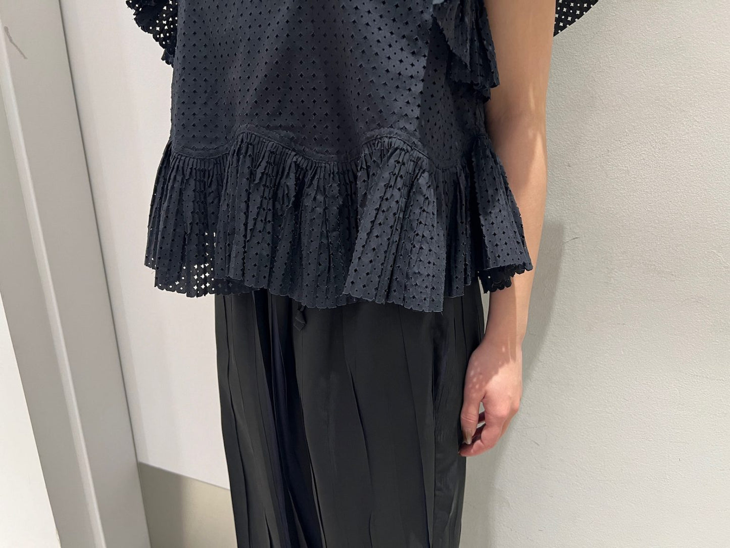 Veasna Flutter Sleeve Top