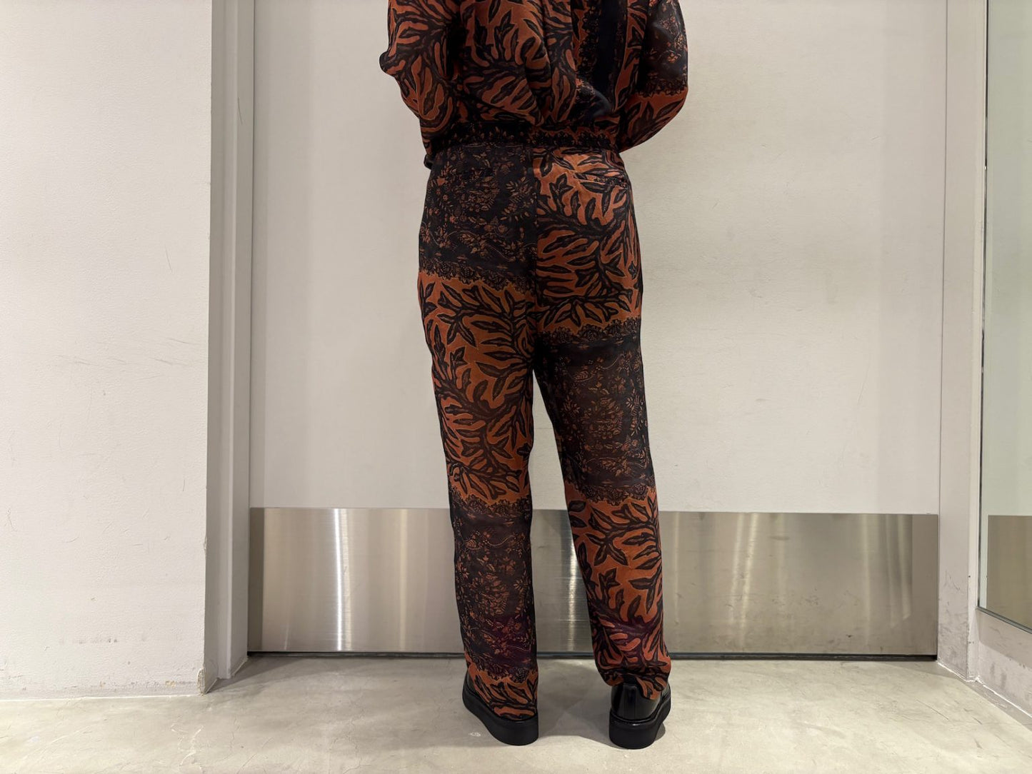 BOTANICAL PRINT EASY PANTS
