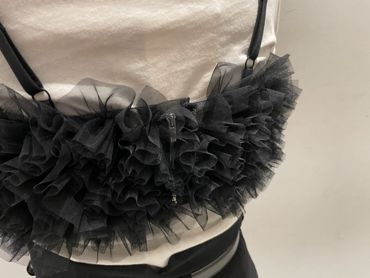 Tulle Ruffle Bustier