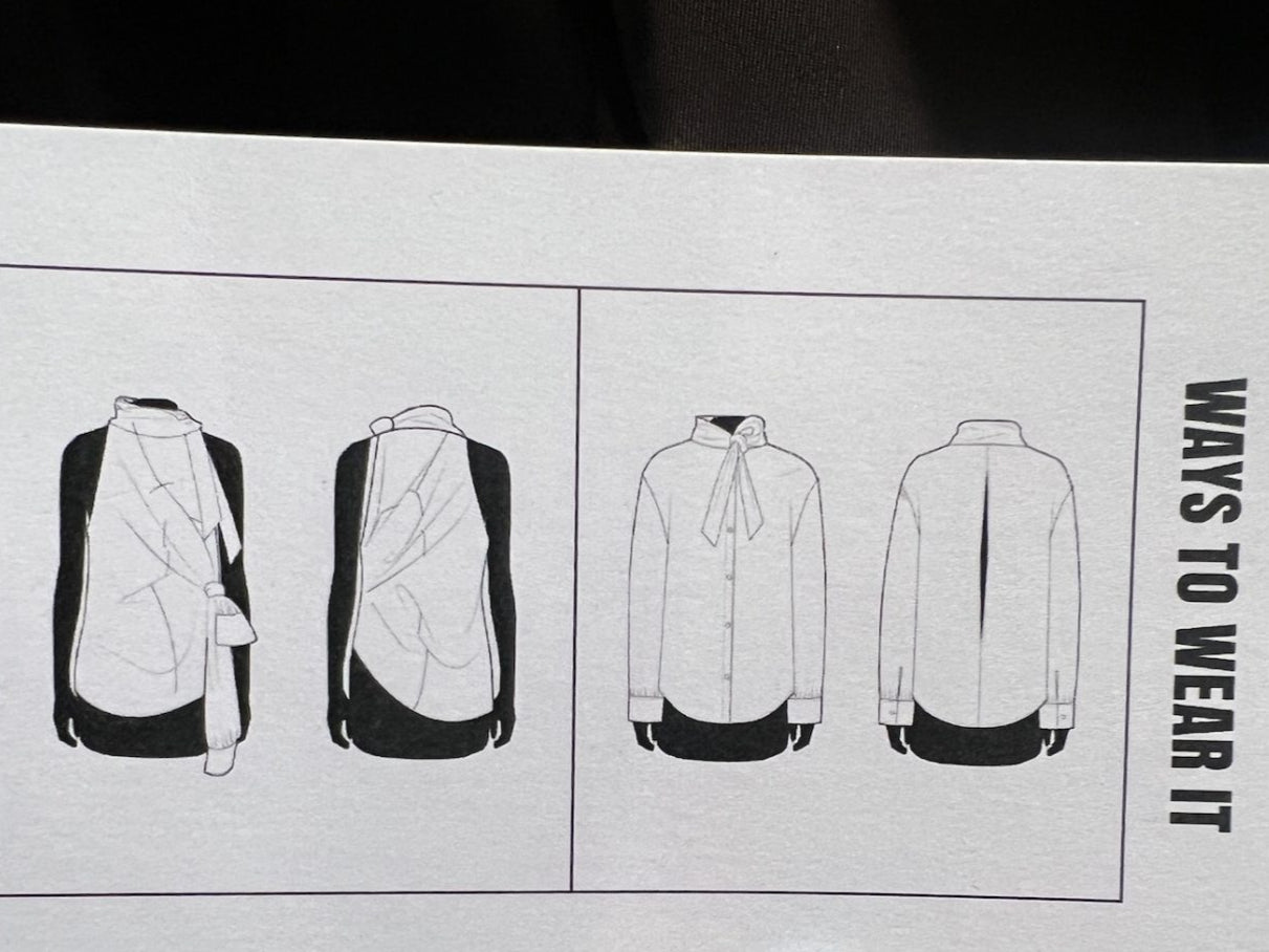 ツイストボウシャツ