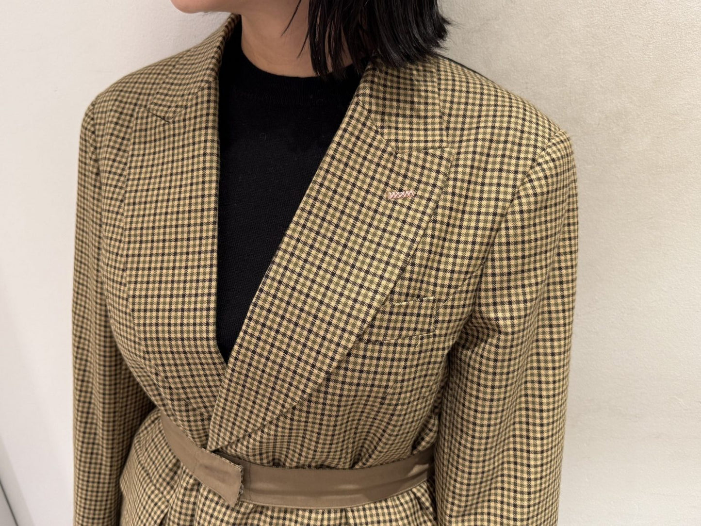 テーラードチェックジャケット【25AW】