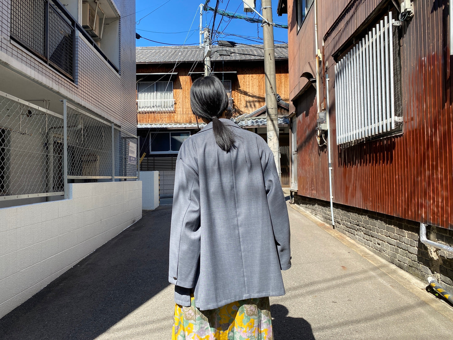 オーバーサイズWブレザー