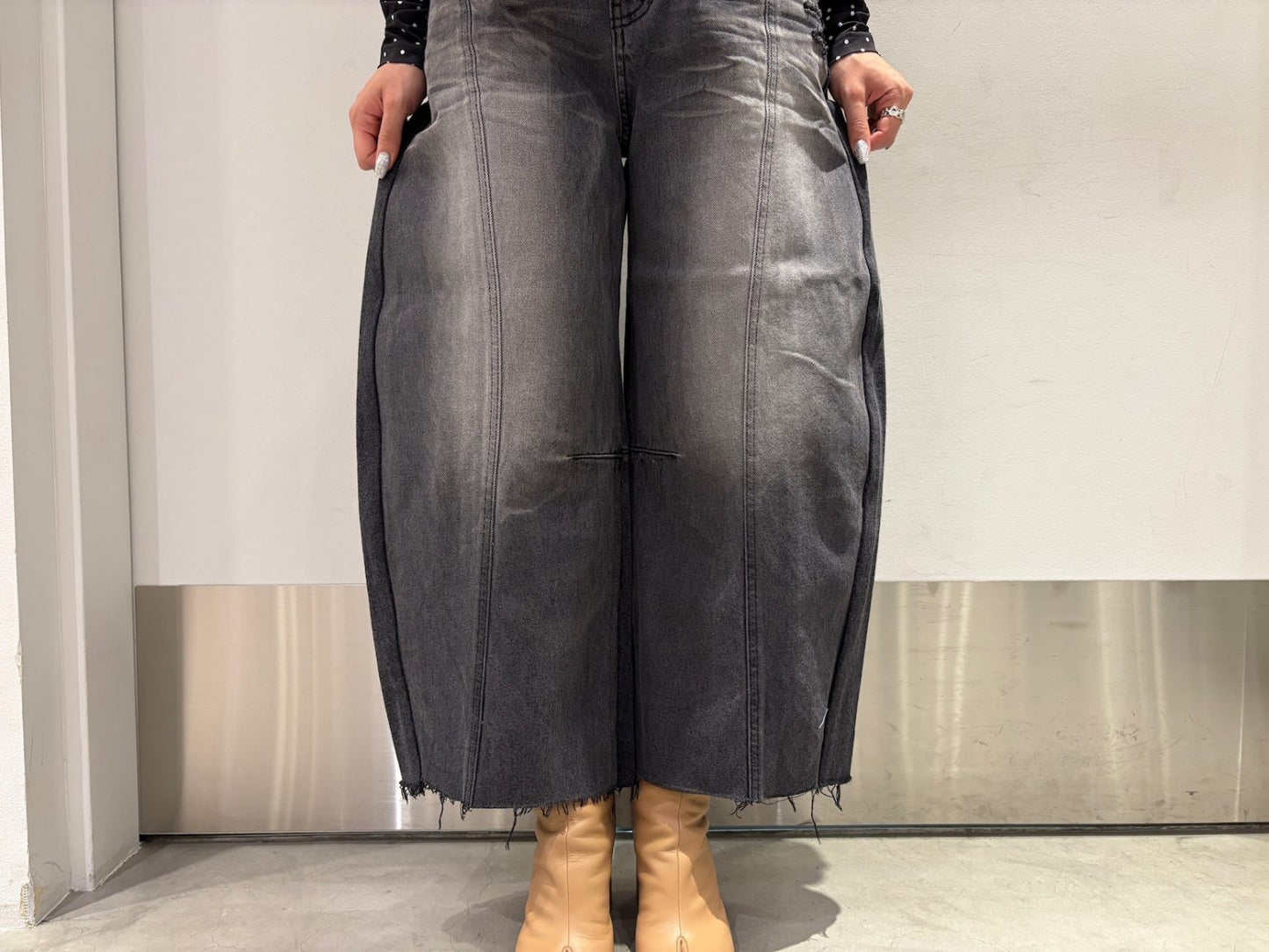 BALLOON SHAPED LAYERED DENIM【25AW】