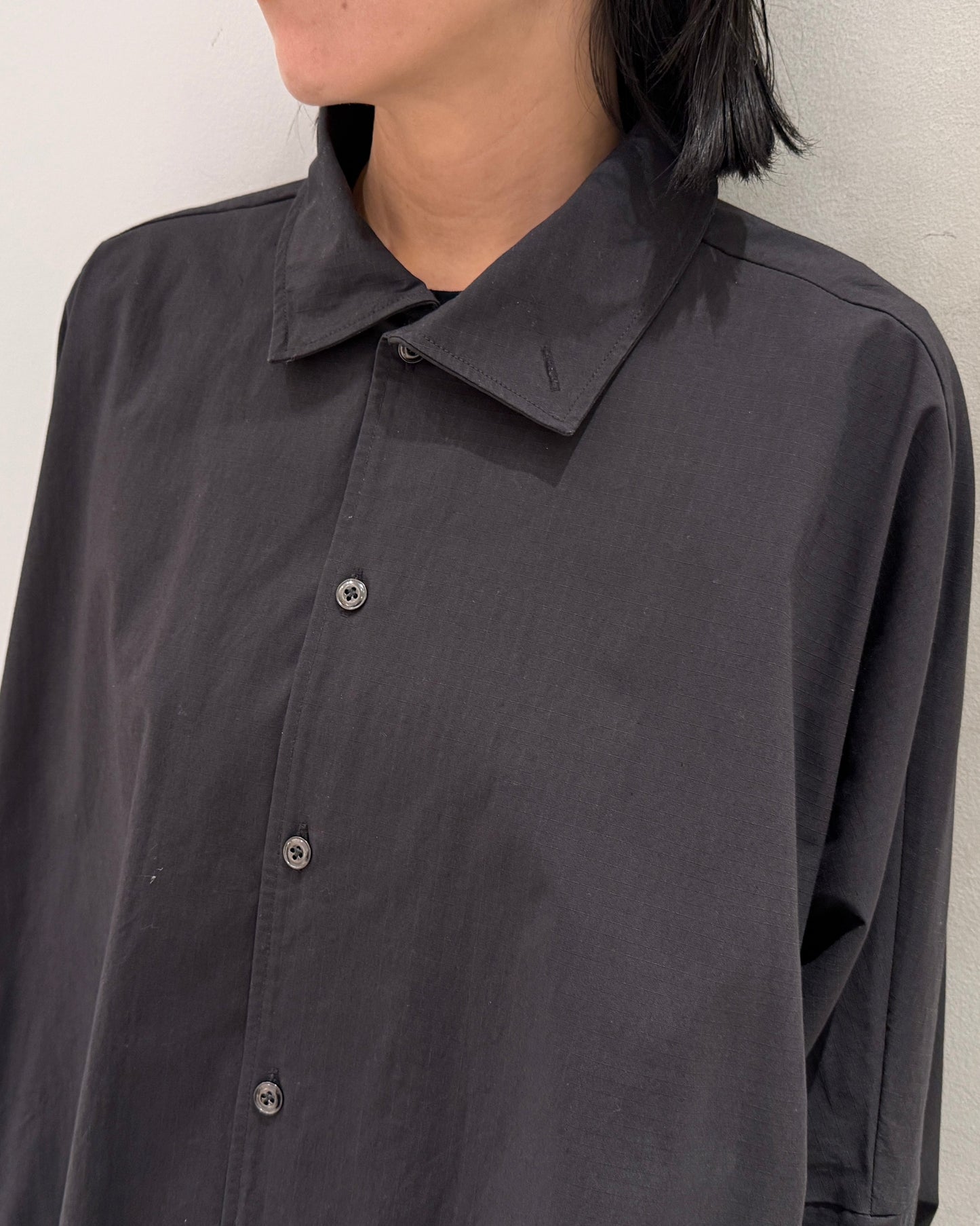 CUFFS PONCHO SHIRT