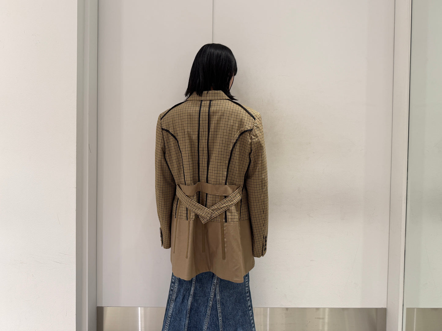 テーラードチェックジャケット【25AW】