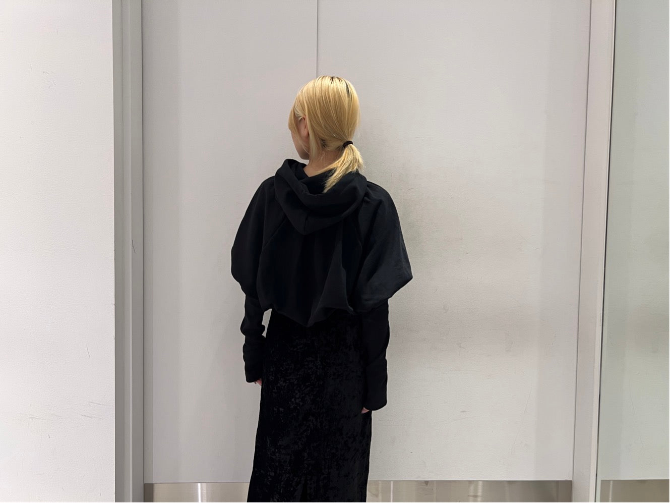 SWEAT BALLOON SLEEVE HOODIE【25AW】