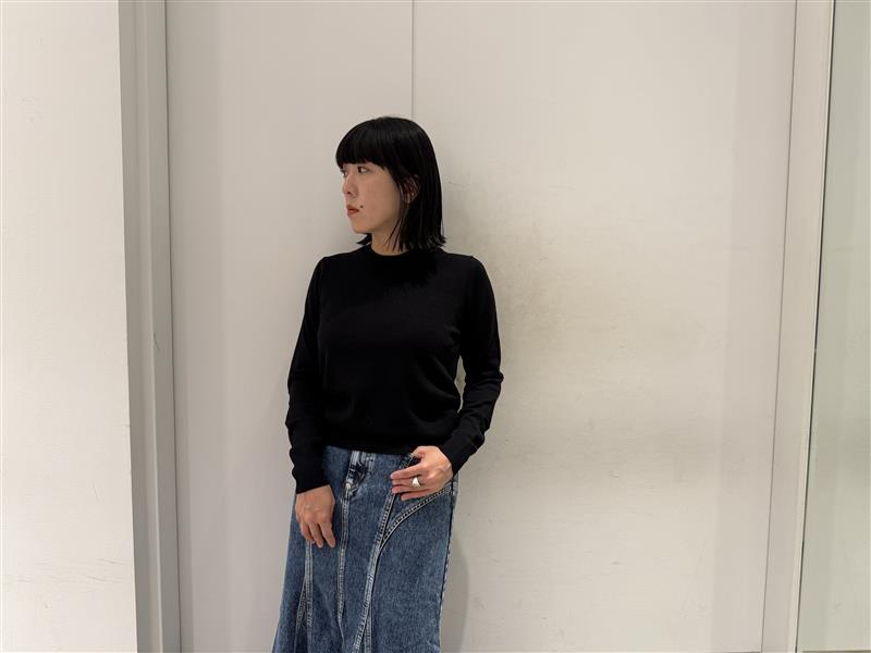 エルボーパッチクルーニット【25AW】