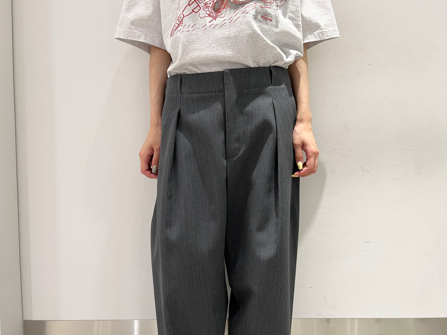 PLEATED TROUSER