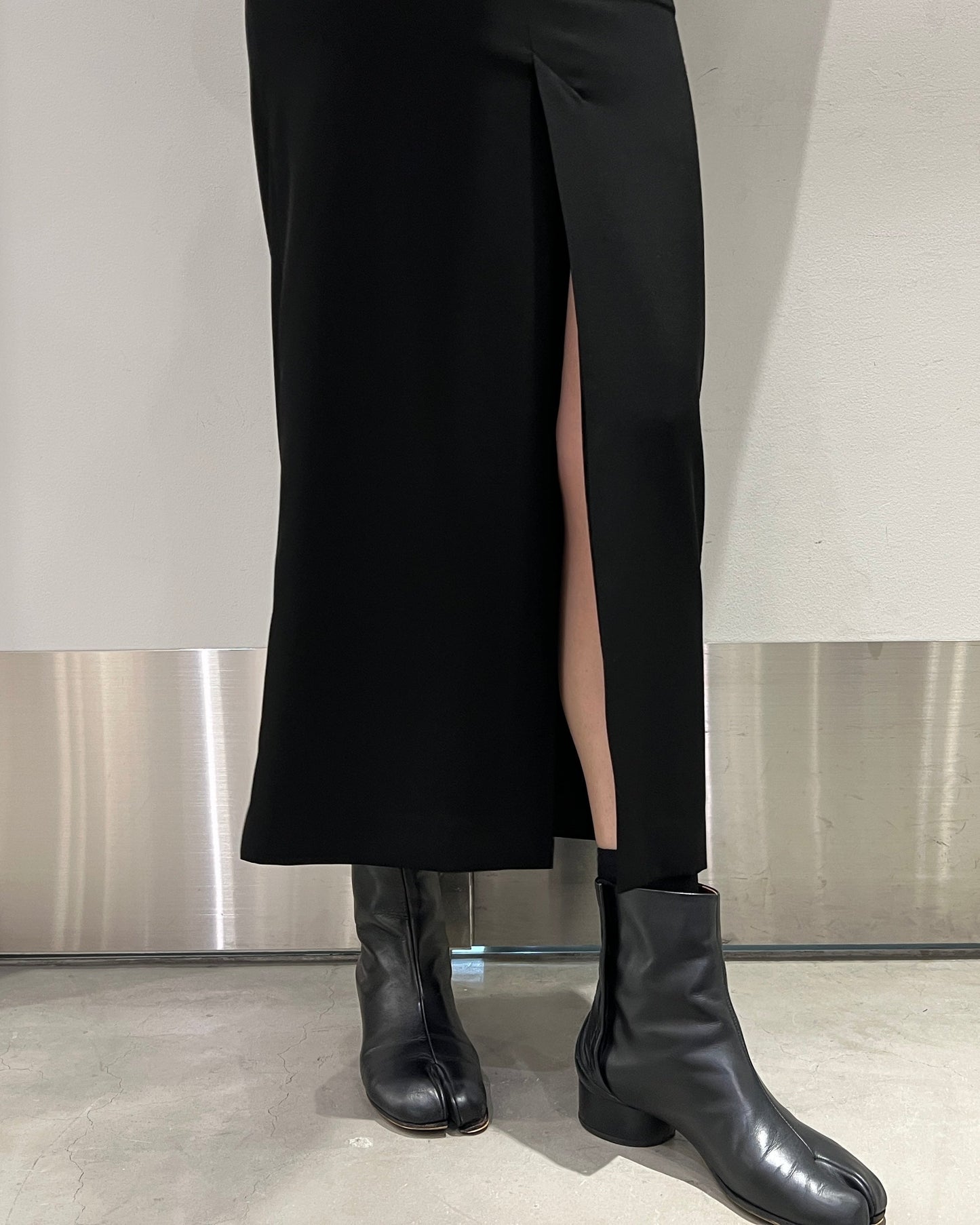 Flont Vent Long Skirt