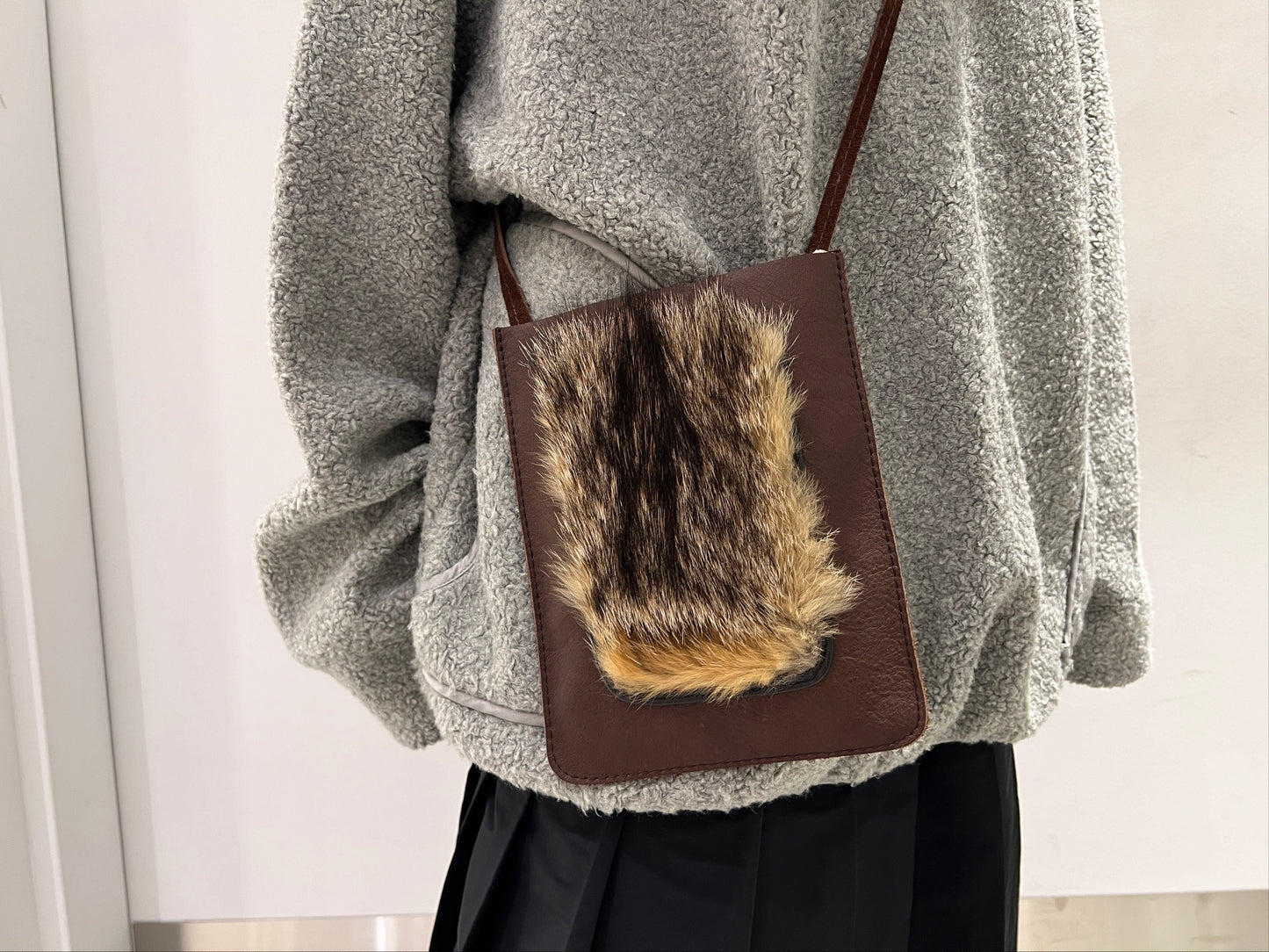 レザーミニショルダーバッグ【25AW】