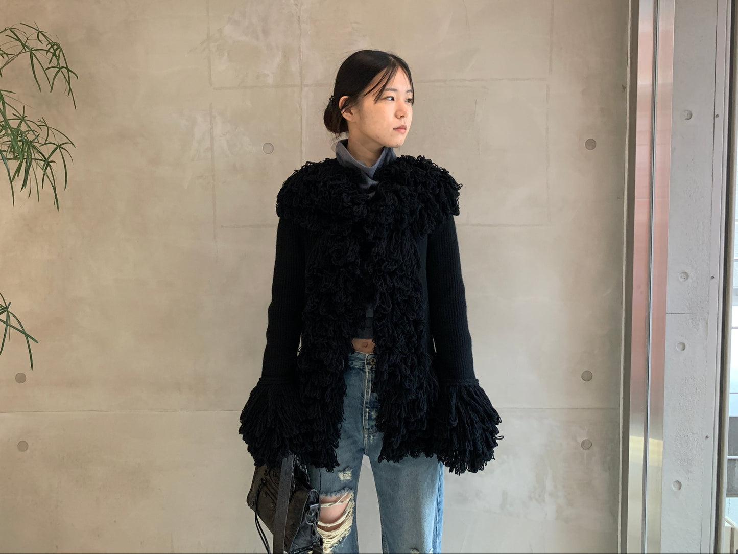 FRINGED EDGE CARDIGAN【25AW】