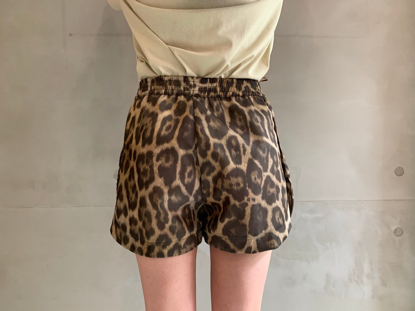 LEOPARD PRINT SHORTS【25SS】