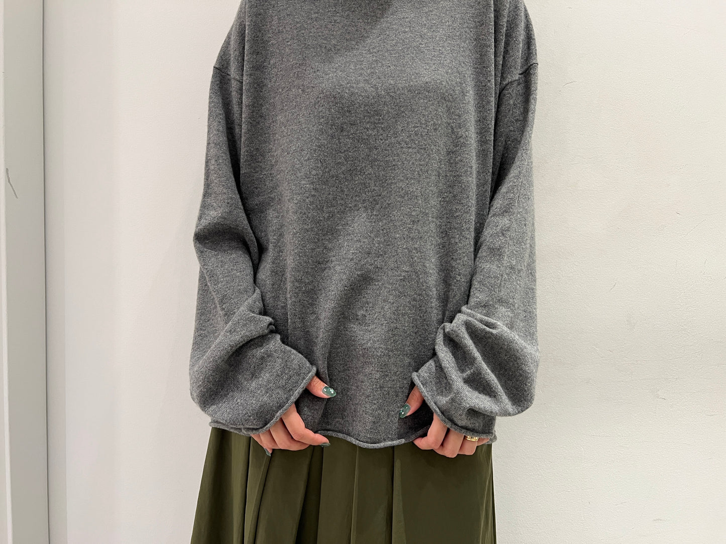 high neck pullover long sleeves【25AW】