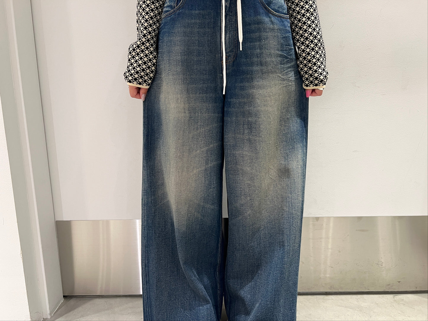 ワイドレッグデニムパンツ【25AW】