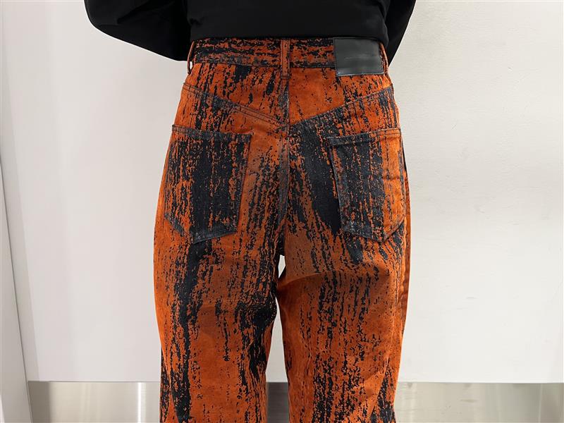 FLOCKED DENIM WIDE PANTS【25AW】