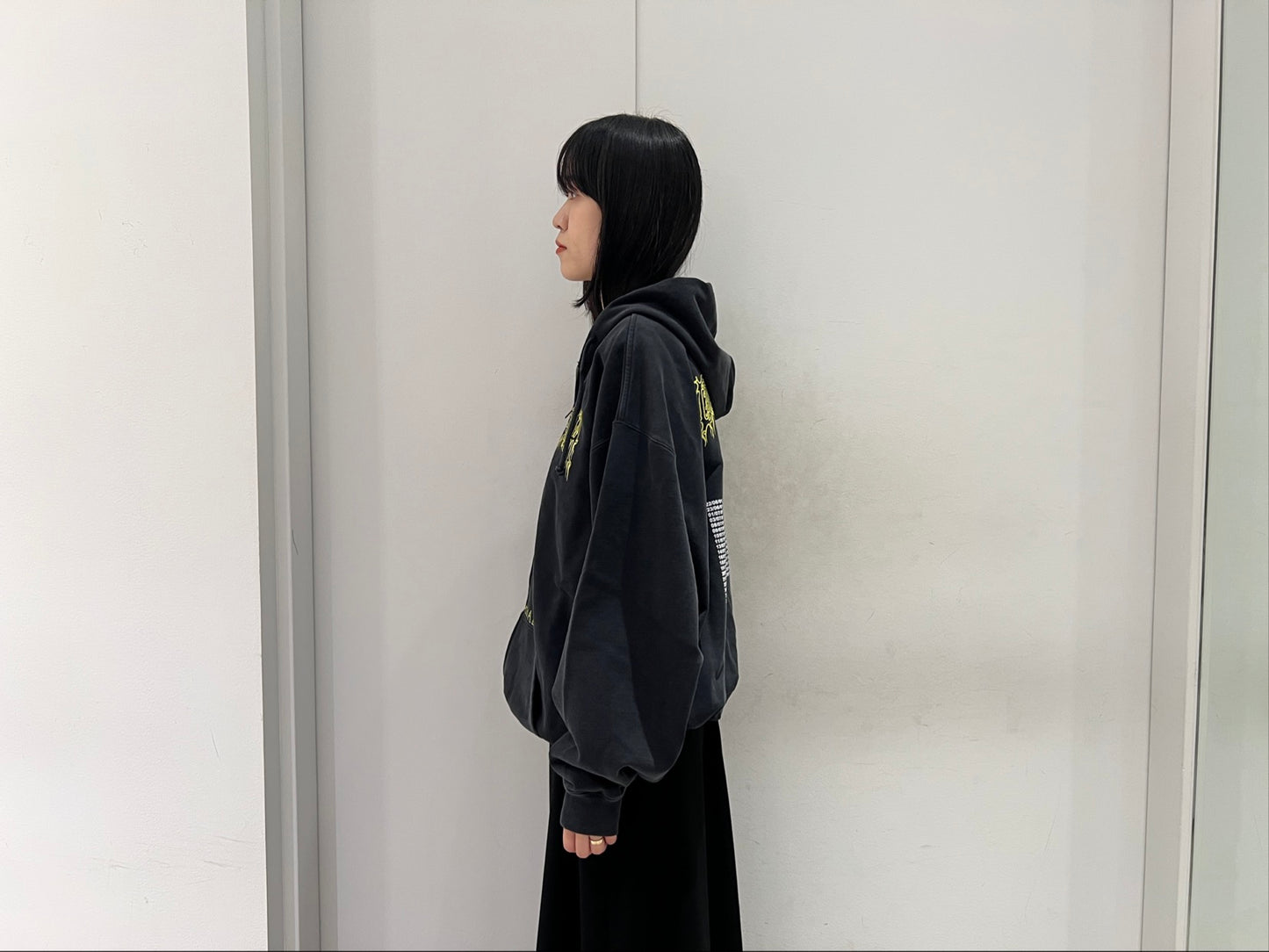 PANDAEMONAEON OVERSIZED ZIP-UP HOODIE【25AW】