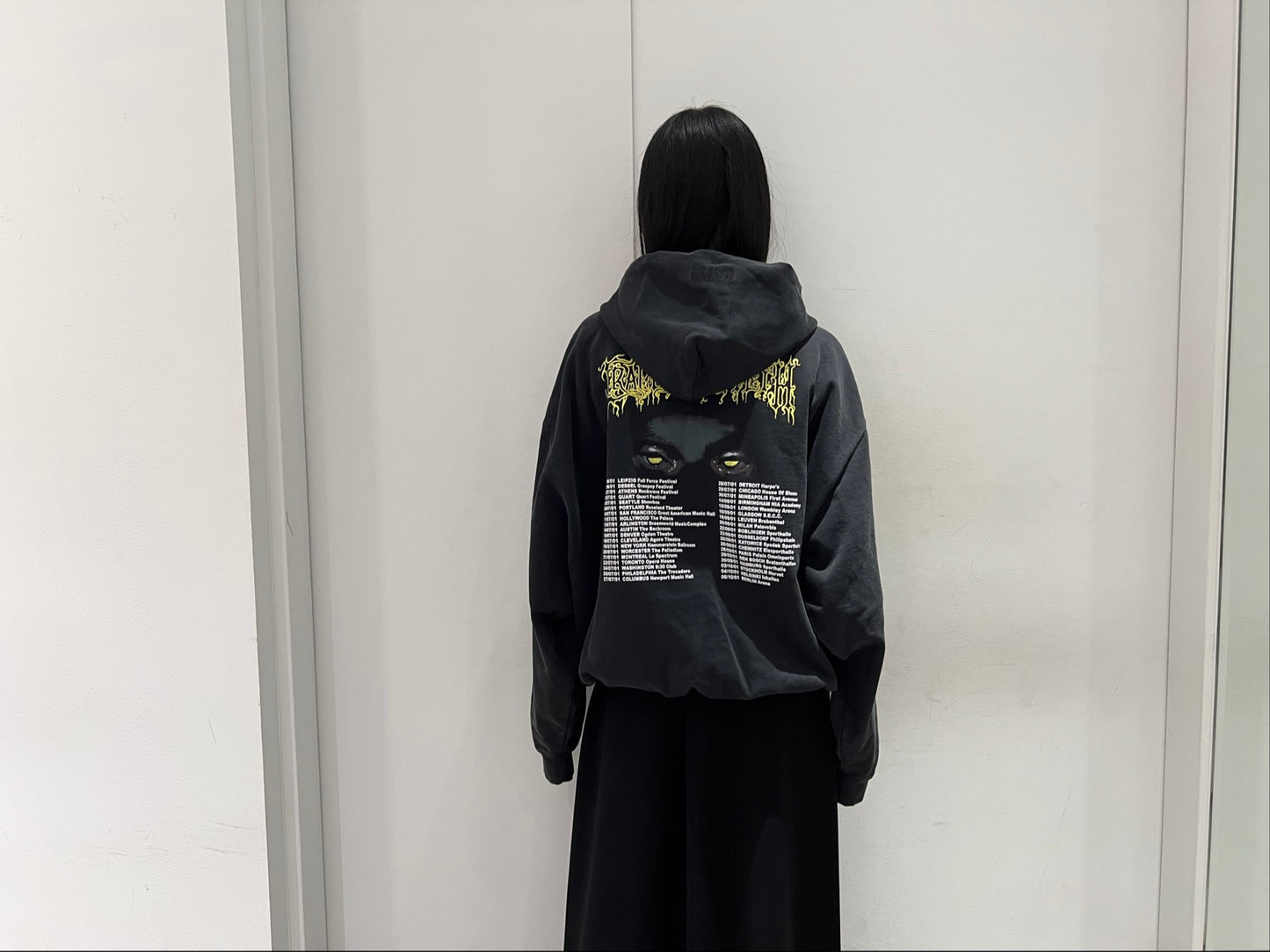 PANDAEMONAEON OVERSIZED ZIP-UP HOODIE【25AW】
