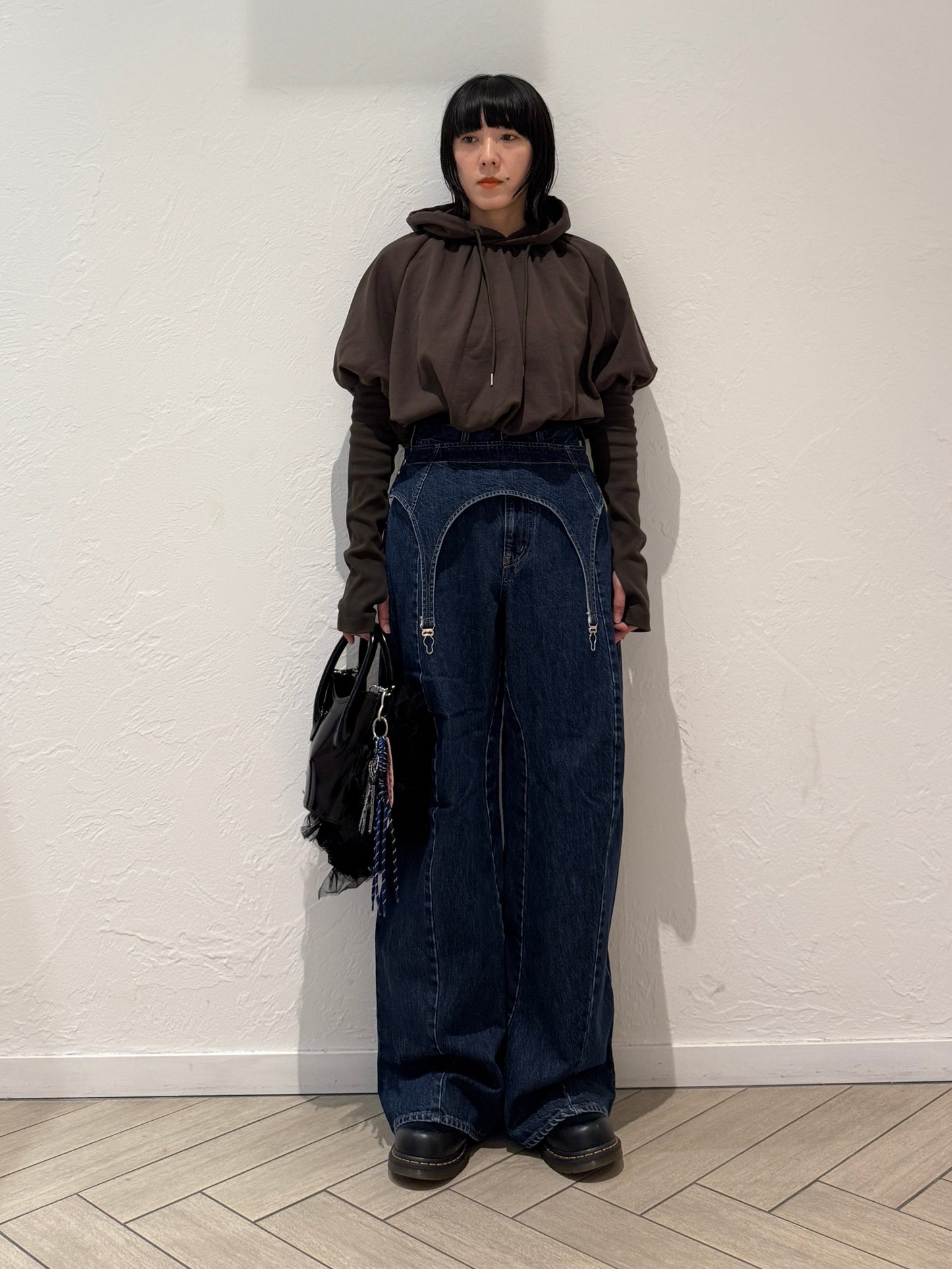 SWEAT BALLOON SLEEVE HOODIE【25AW】