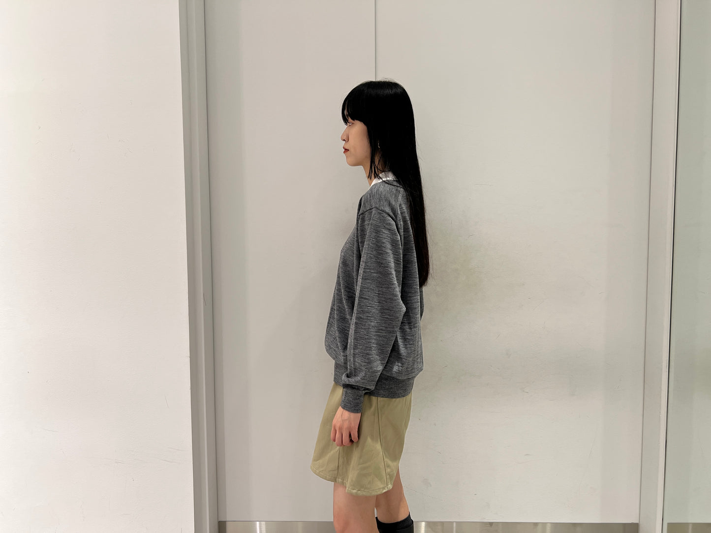 襟付切替ニット【25AW】