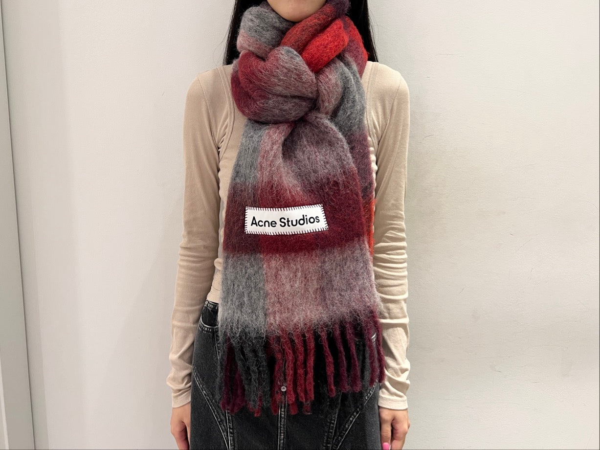 モヘアチェックストール【25AW】