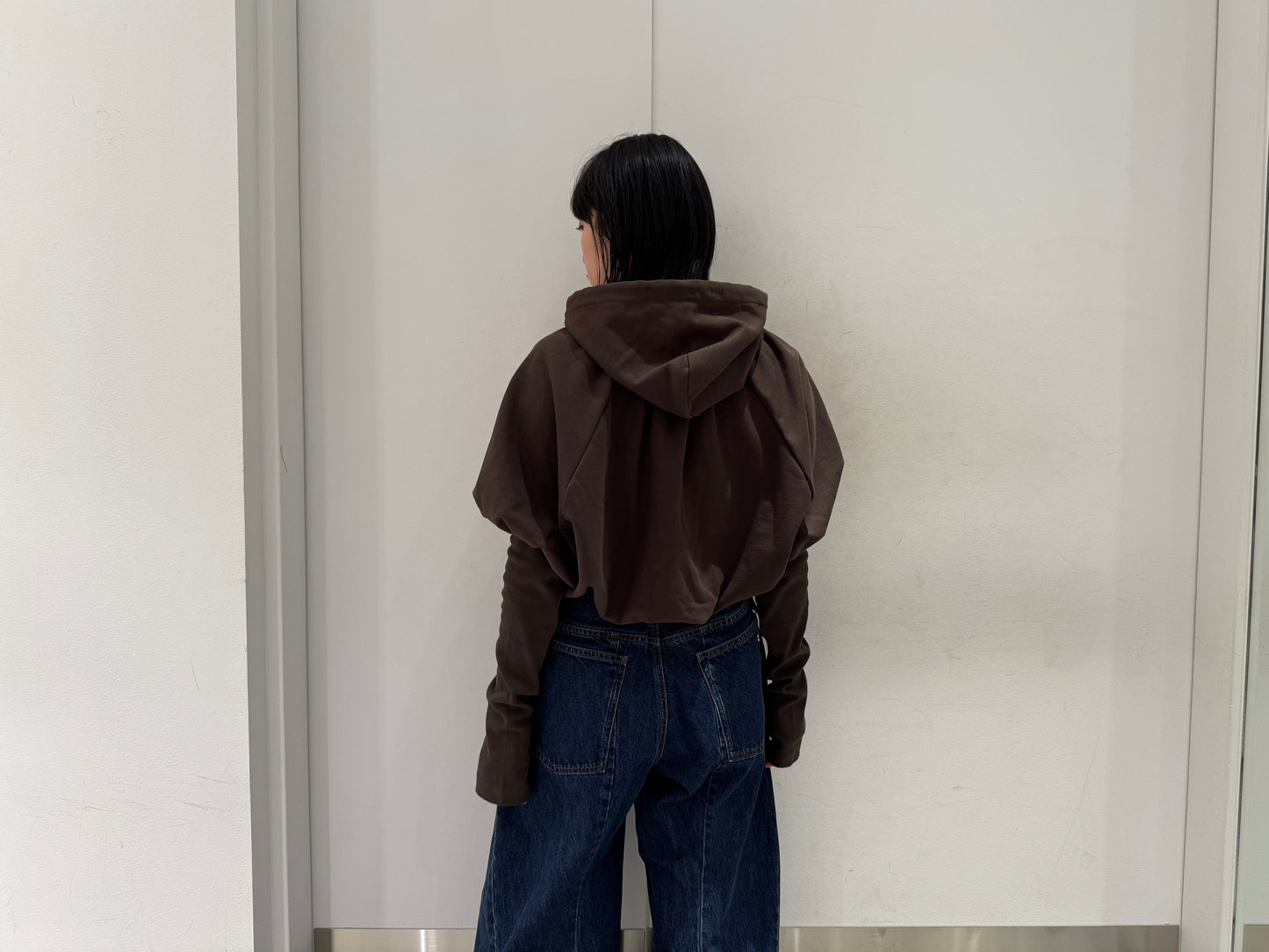 SWEAT BALLOON SLEEVE HOODIE【25AW】