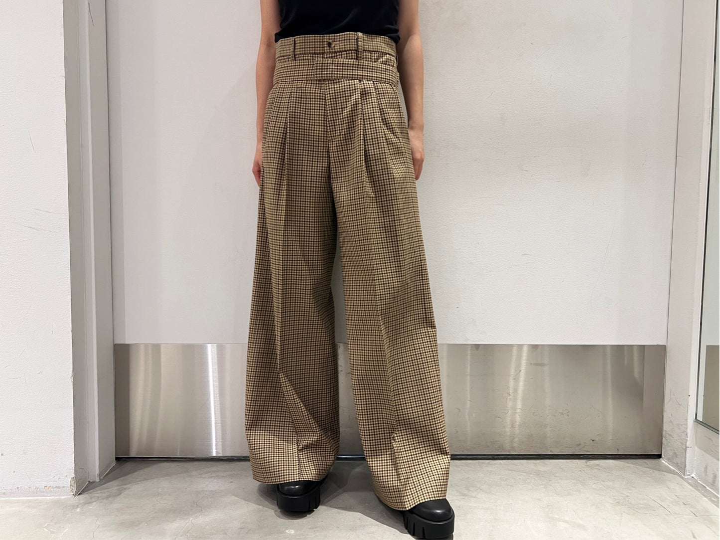 チェックパンツ【25AW】