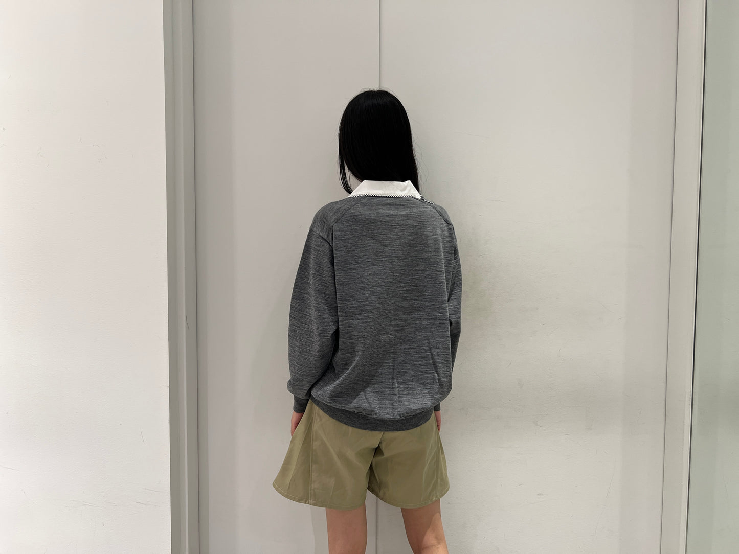 襟付切替ニット【25AW】