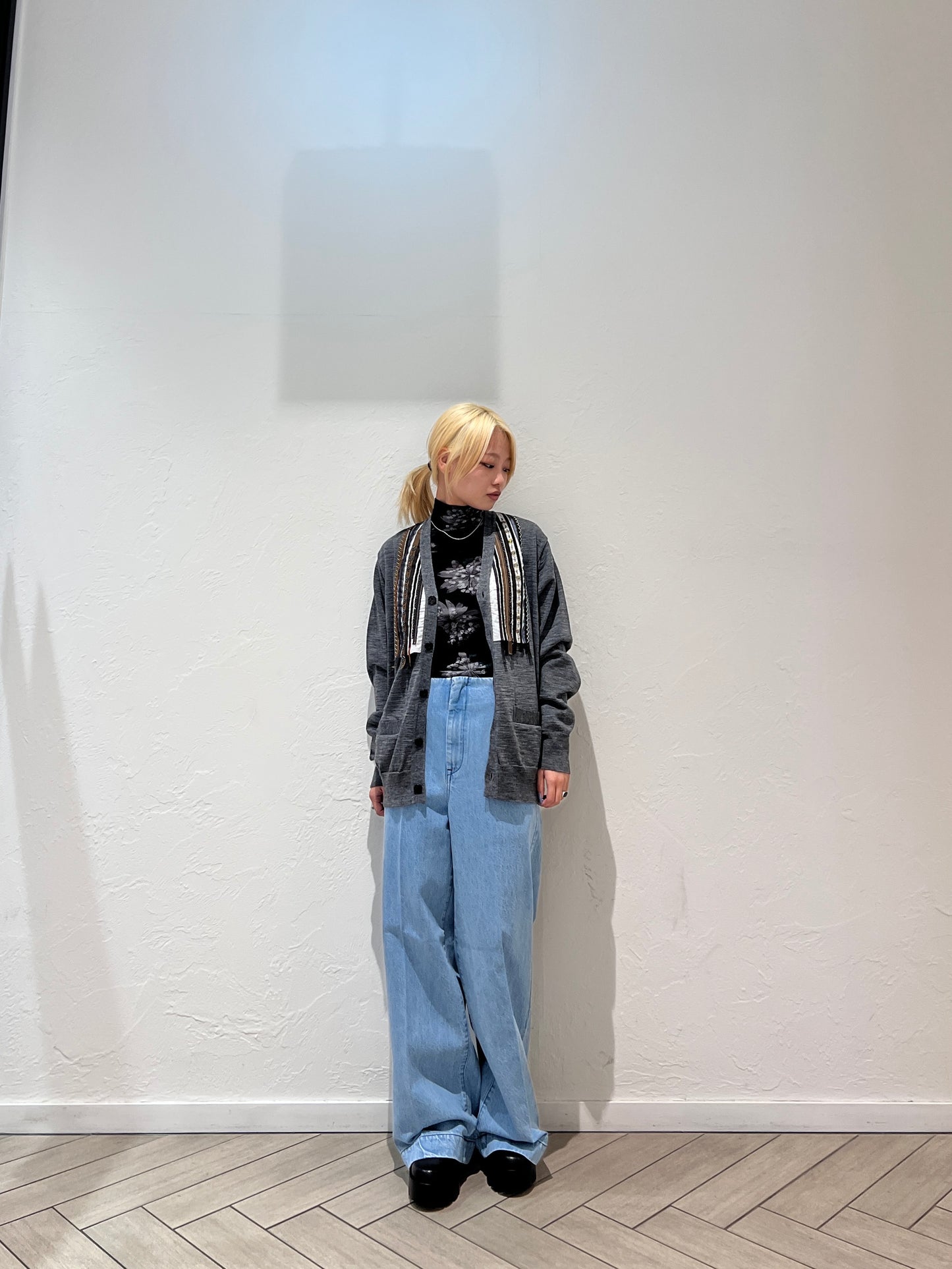 Vネックカーディガン(MEN)【25AW】