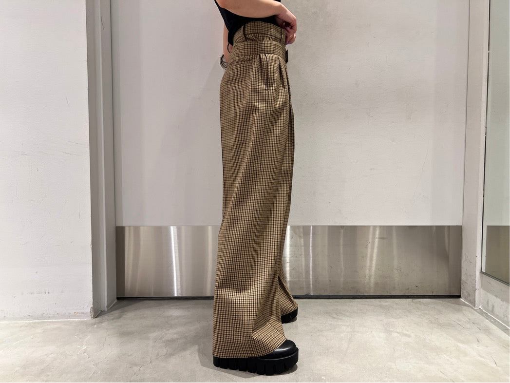 チェックパンツ【25AW】