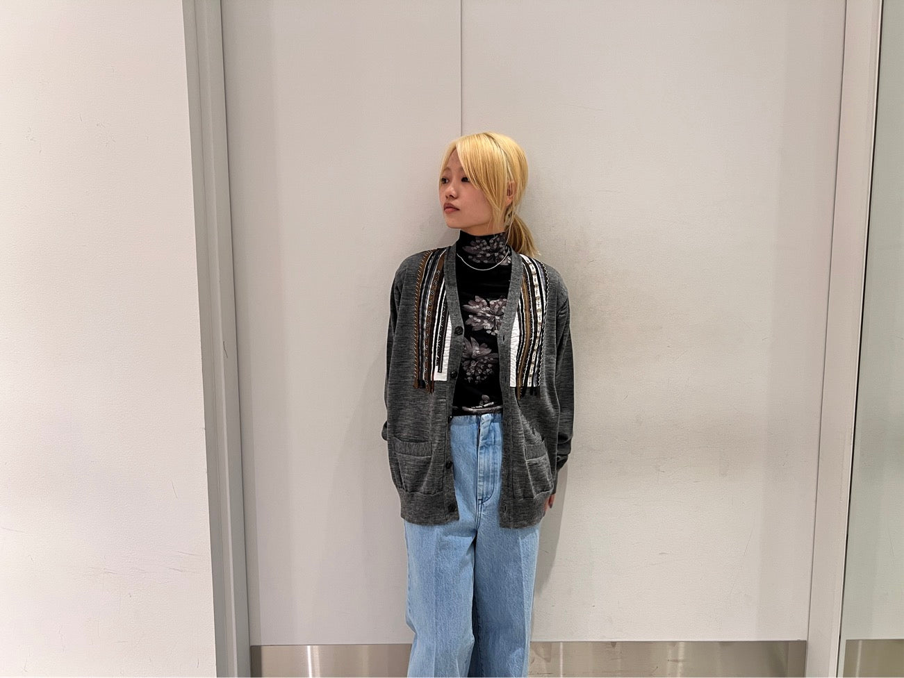 Vネックカーディガン(MEN)【25AW】
