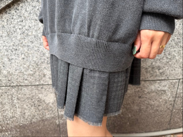 Layered Sweater Dress【25AW】