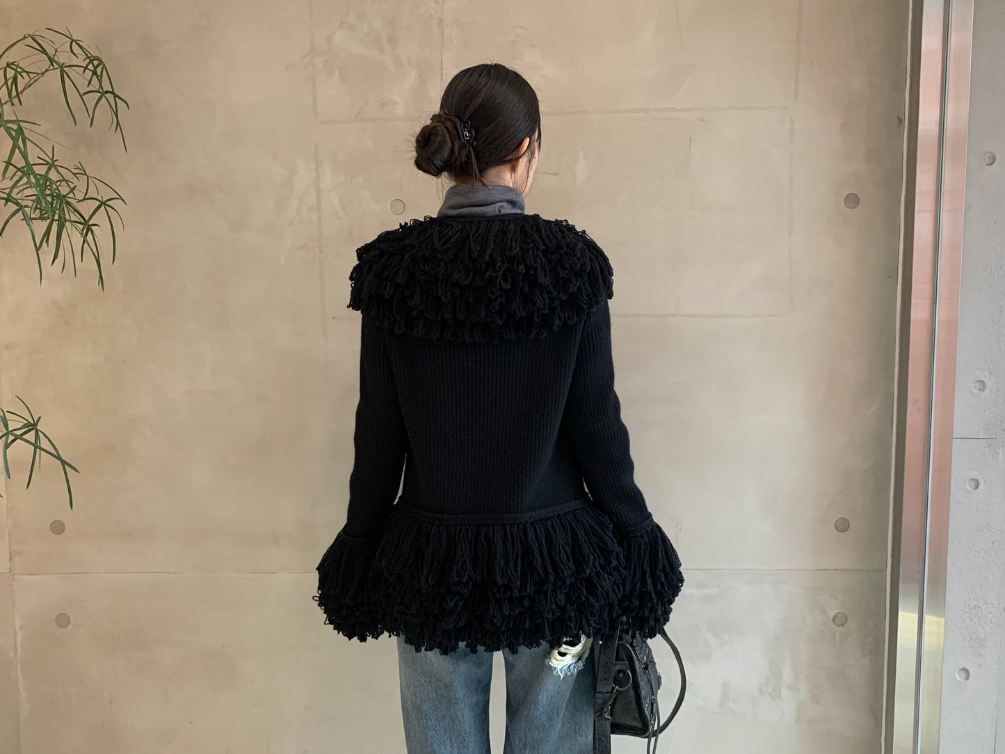 FRINGED EDGE CARDIGAN【25AW】