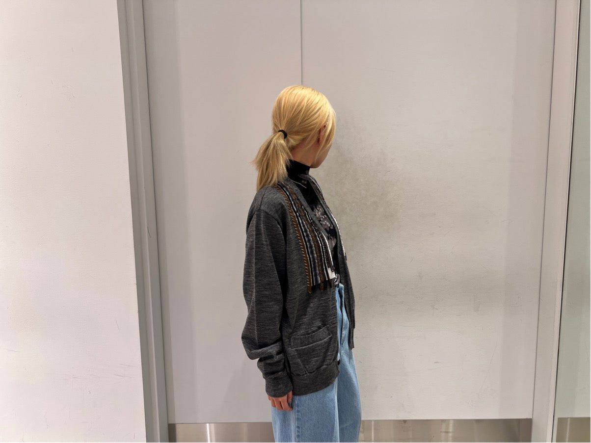 Vネックカーディガン(MEN)【25AW】