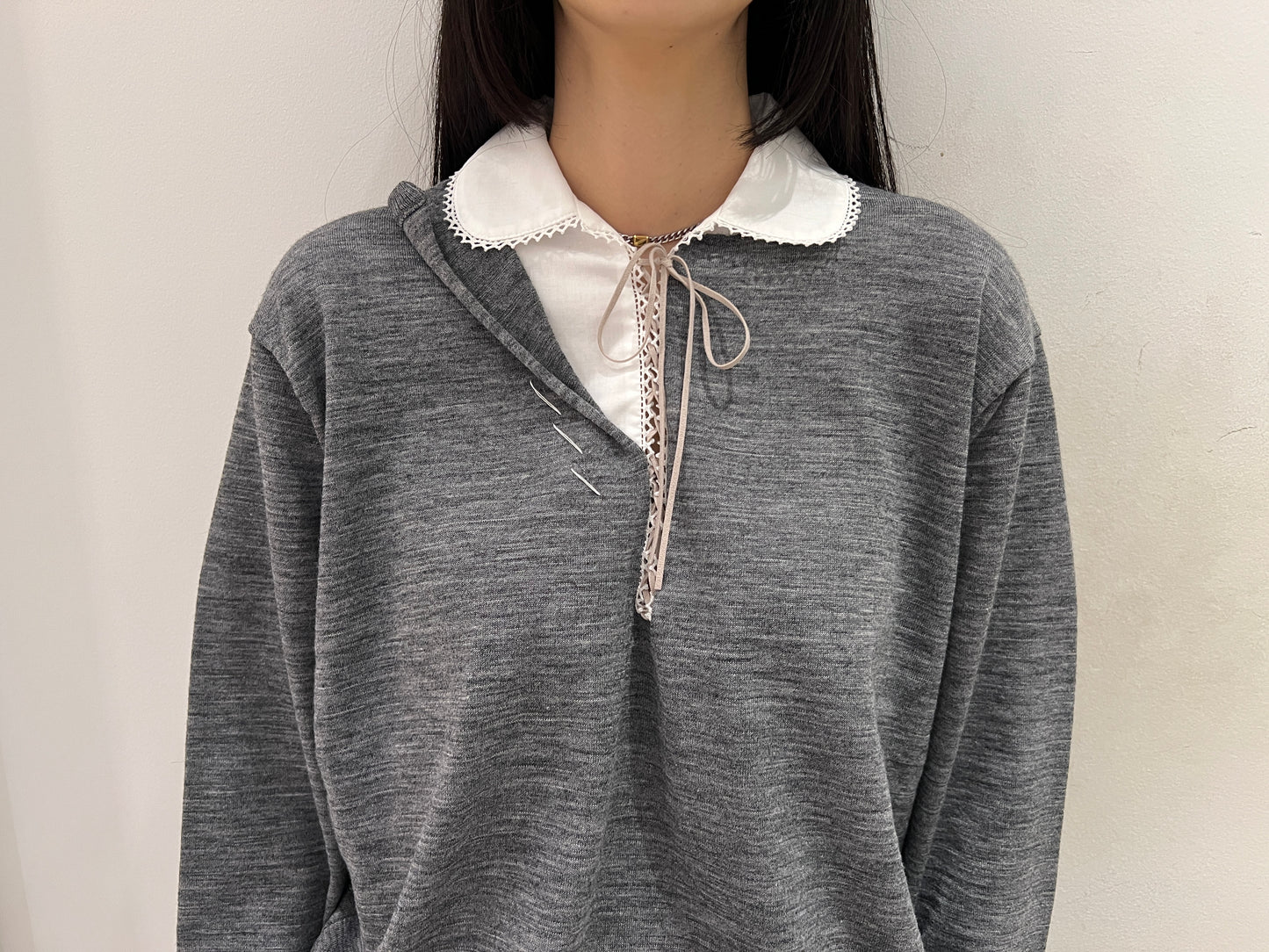 襟付切替ニット【25AW】