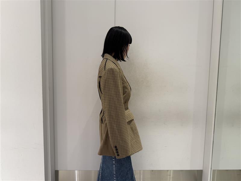 テーラードチェックジャケット【25AW】