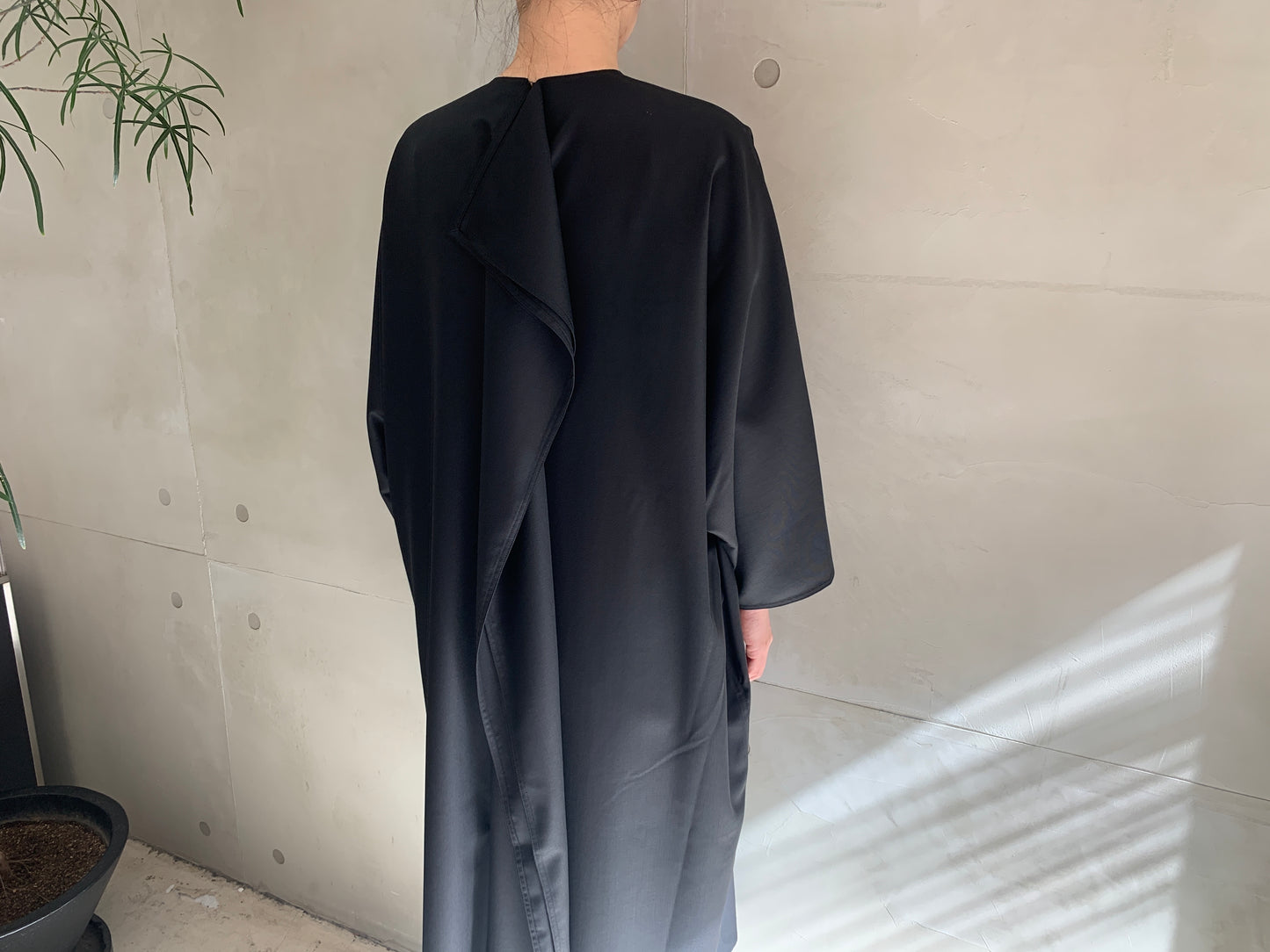 back drap dress 【25AW】