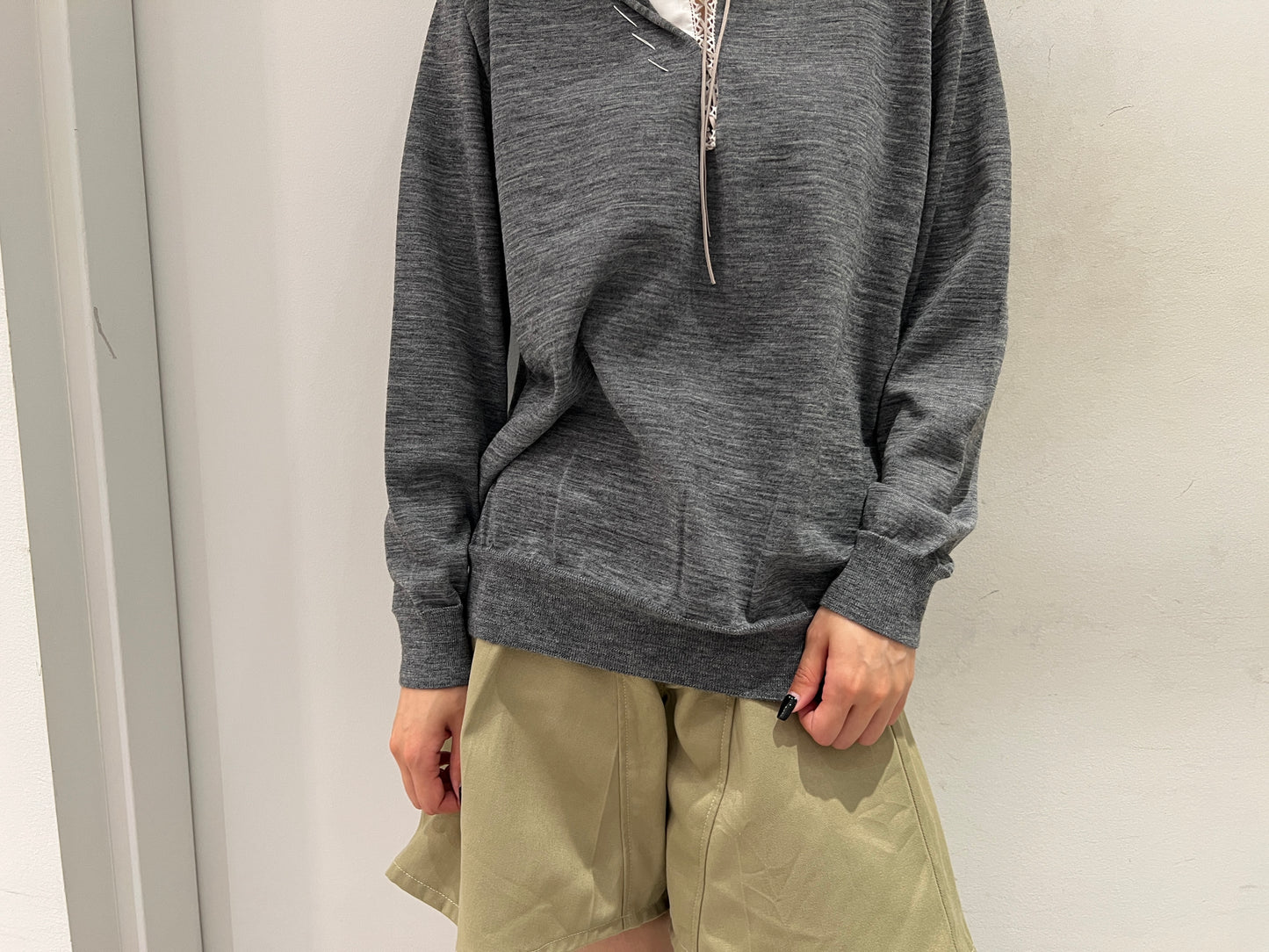 襟付切替ニット【25AW】