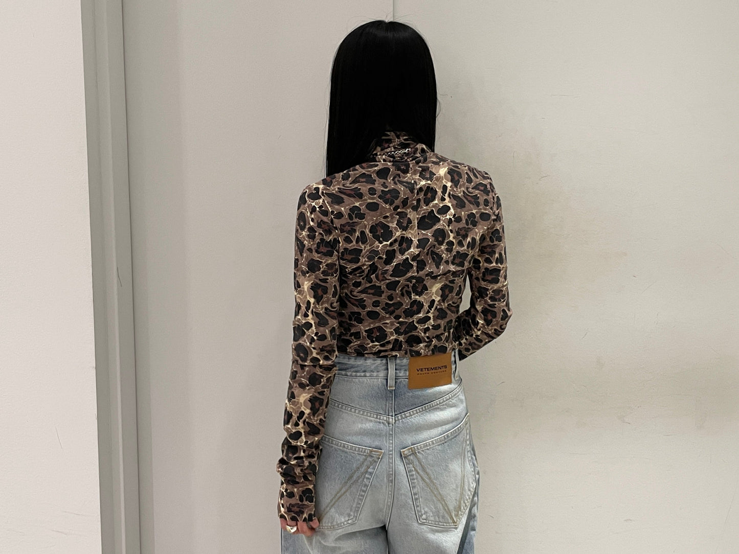 LEOPARD TURTLENECK【25SS】