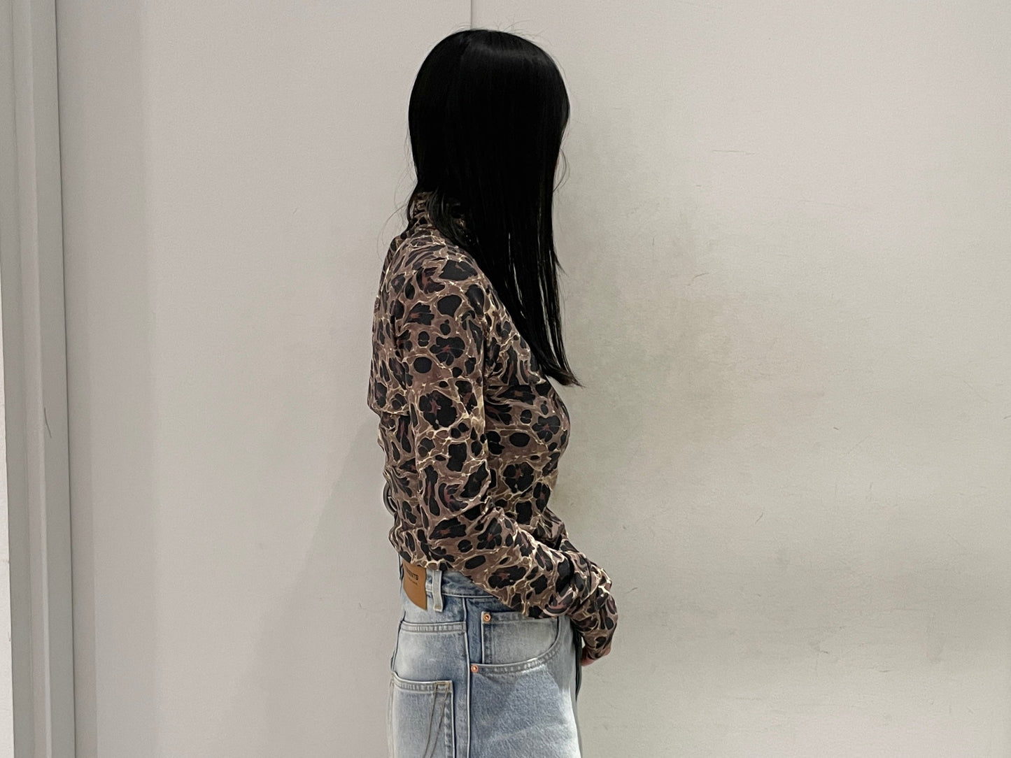 LEOPARD TURTLENECK【25SS】
